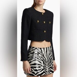Cinq a Sept Auden Tweed Crop Jacket